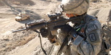 American Marine in Afghanistan 2007