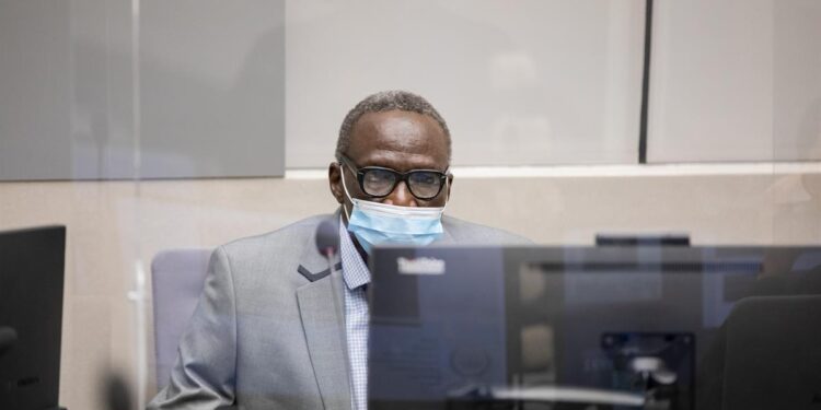 Ali Muhammad Ali Abd–Al-Rahman in the Courtroom of the ICC on 8 October 2020 © ICC-CPI