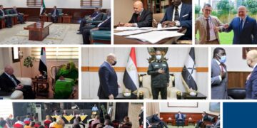 Karim Khan during his one-week mission in Sudan. Photo Credit: ICC-CPI