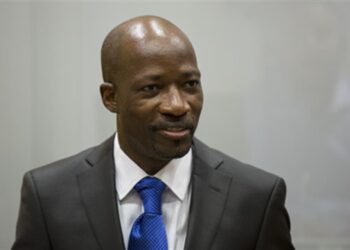 Charles Blé Goudé during the Confirmation of charges hearing before Pre-Trial Chamber I of the International Criminal Court (ICC) in The Hague (Netherlands) in 29 September 2014. Photo ICC/CPI