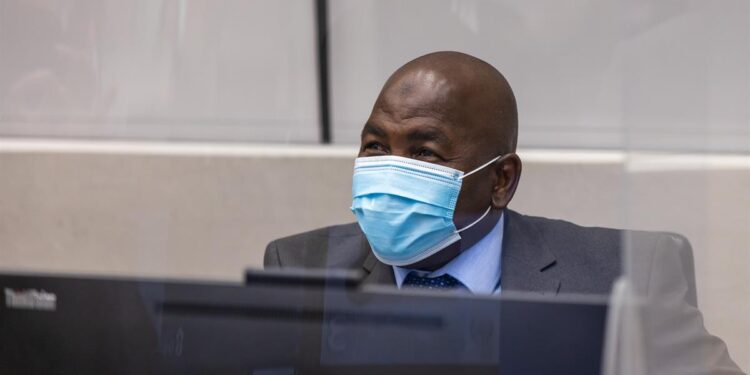 Mr Said during the opening of the confirmation of charges hearing at the seat of the Court in The Hague (The Netherlands) on 12 October 2021 ©ICC-CPI