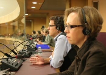 European Commission interpreters at work. Photo Credit: European Commission ec.europa.eu/education/