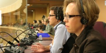 European Commission interpreters at work. Photo Credit: European Commission ec.europa.eu/education/