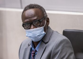 Mr Abd–Al-Rahman during the opening of the confirmation of charges hearing at the seat of the Court in The Hague (The Netherlands) on 24 May 2021 ©ICC-CPI