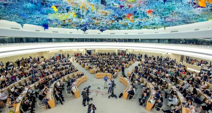 UN Human Rights Council in session. Photo credit: UN Flickr account
