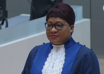 Judge Miatta Maria Samba Presiding Judge in the case of The Prosecutor v. Paul Gicheru. Photo credit: @ICC/CPI