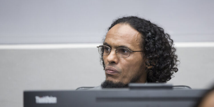 ICC Trial Chamber VIII declares Mr Al Mahdi guilty of the war crime of attacking historic and religious buildings in Timbuktu and sentences him to nine years' imprisonment. Photo credit: @ICC-CPI