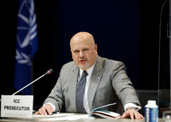 ICC Prosecutor Karim AA Khan QC addressing the ASP20. Photo: ICC-CPI