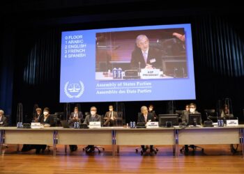 Assembly of State Parties annual session. Photo Credit: @ICC-CPI