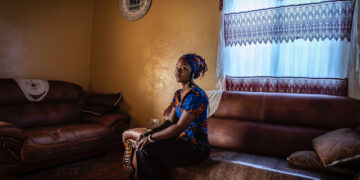 Former beauty pageant winner Fatou Jallow aka Toufa. The TRRC recommends that former president Yahya Jammeh should be procusecuted for raping her. Photo credit: Jason Florio and Helen Florio from Gambia- Victims and Resisters.