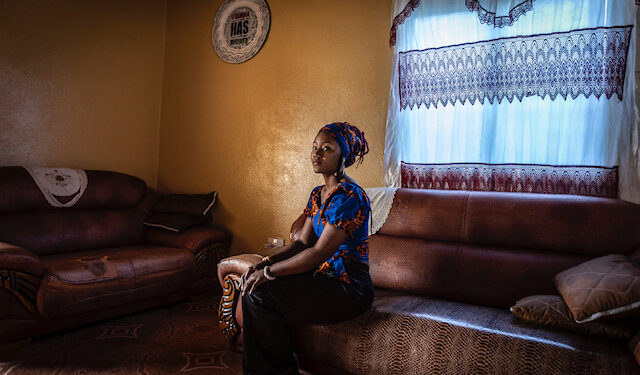 Former beauty pageant winner Fatou Jallow aka Toufa. The TRRC recommends that former president Yahya Jammeh should be procusecuted for raping her. Photo credit: Jason Florio and Helen Florio from Gambia- Victims and Resisters.