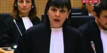 Paolina Massidda, Principal Counsel at the independent Office of the Public Counsel for Victims, during a past session at the International Criminal Court in The Hague.