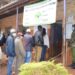 Kenyans queue to vote in the August 2022 general elections.