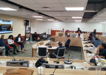 Participants engaging speakers during Sudan Symposium