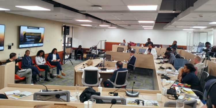 Participants engaging speakers during Sudan Symposium